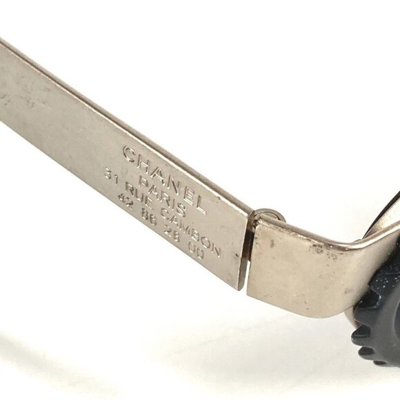 CHANEL 10506 90405 vintage 31 RUE CAMBON Camera Lens Oval Wave sunglasses - Picture 7 of 15